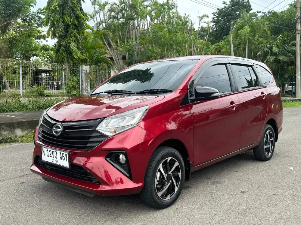 Daihatsu Sigra 1.2 R 2023 New Facelift AT Matic Automatic Merah Maroon