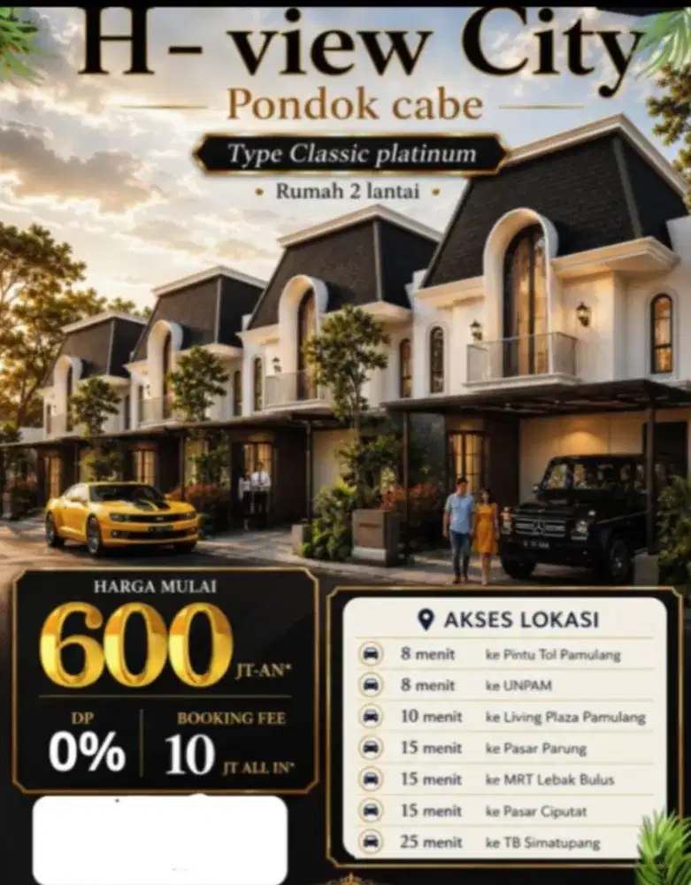 Cluster H VIEW CITY PONDOK CABE