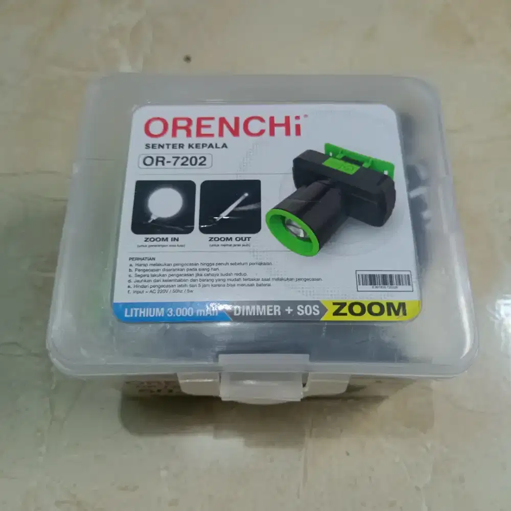 Senter Kepala ORENCHI 50W 3000 mAh