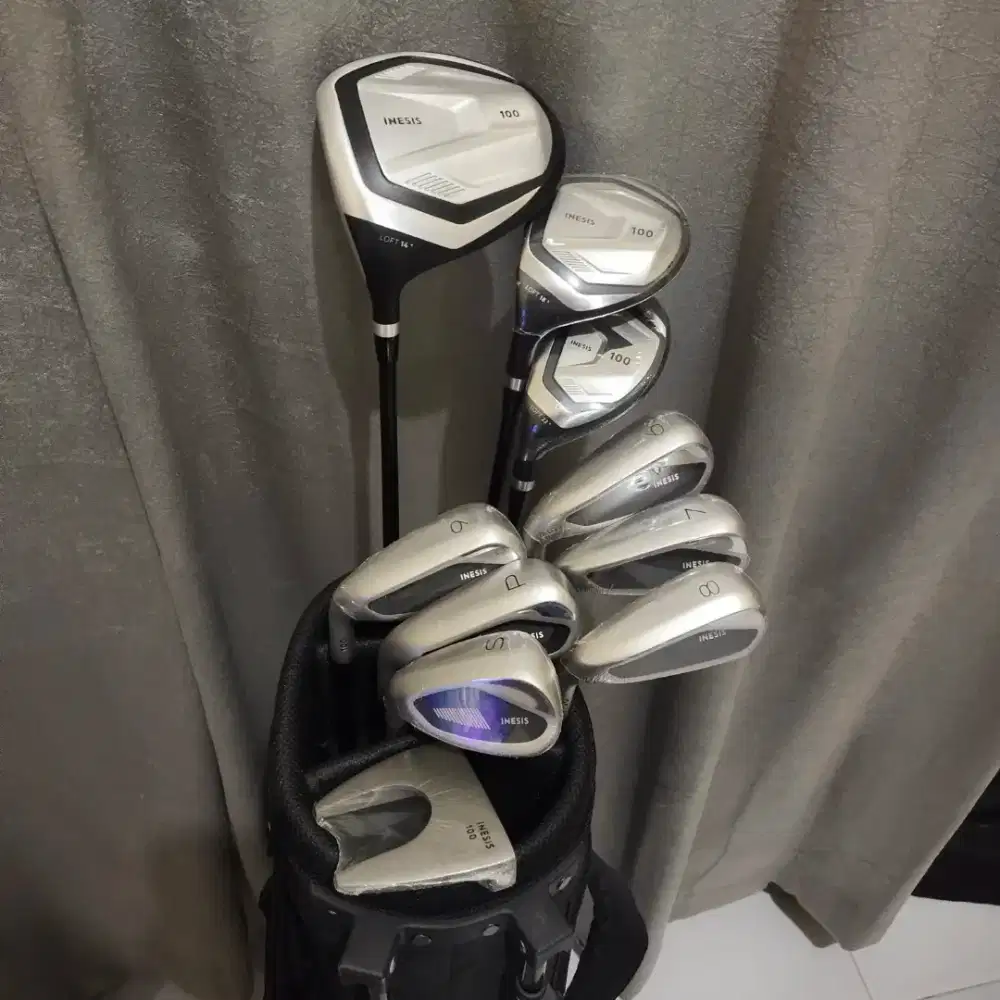 Stick Golf Fullset INESIS 100 LH Kondisi Like New Original