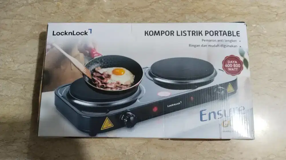 Kompor listrik Locknlock dua tungku