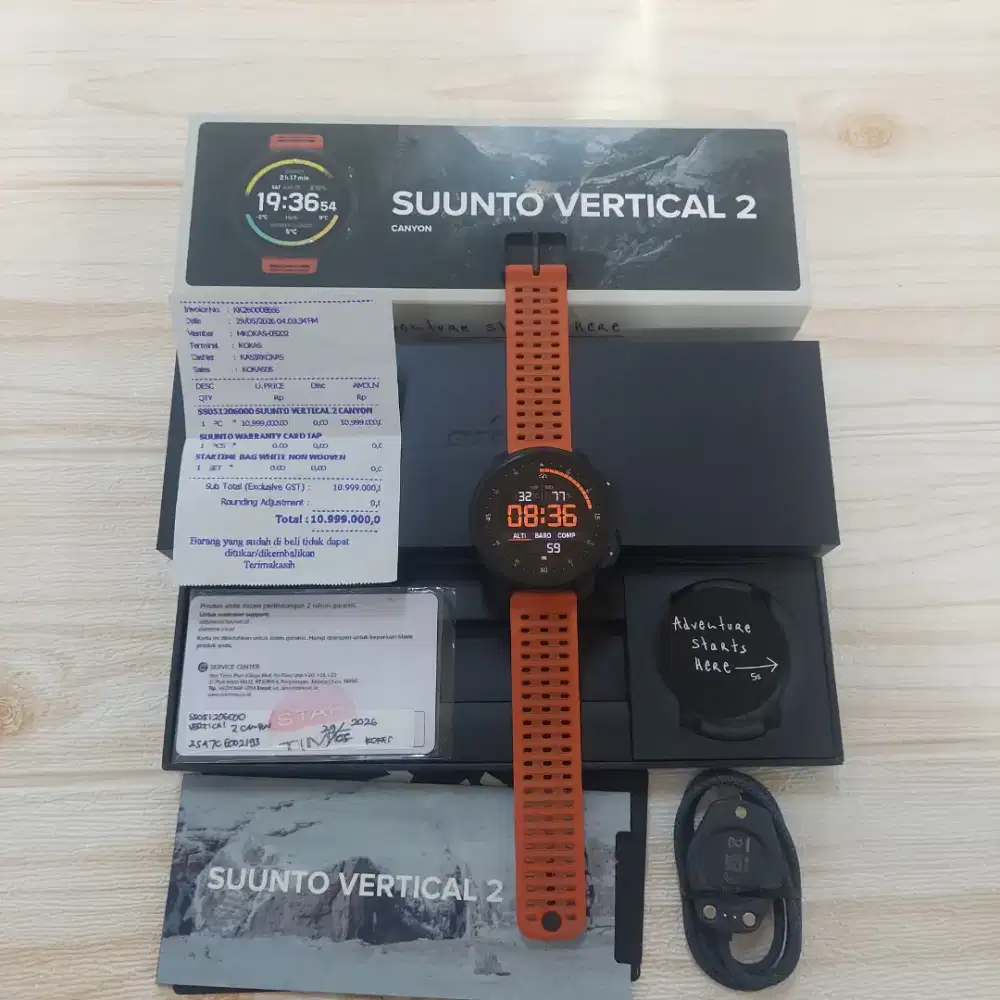 Suunto Vertical 2 Canyon Second Resmi Mulus