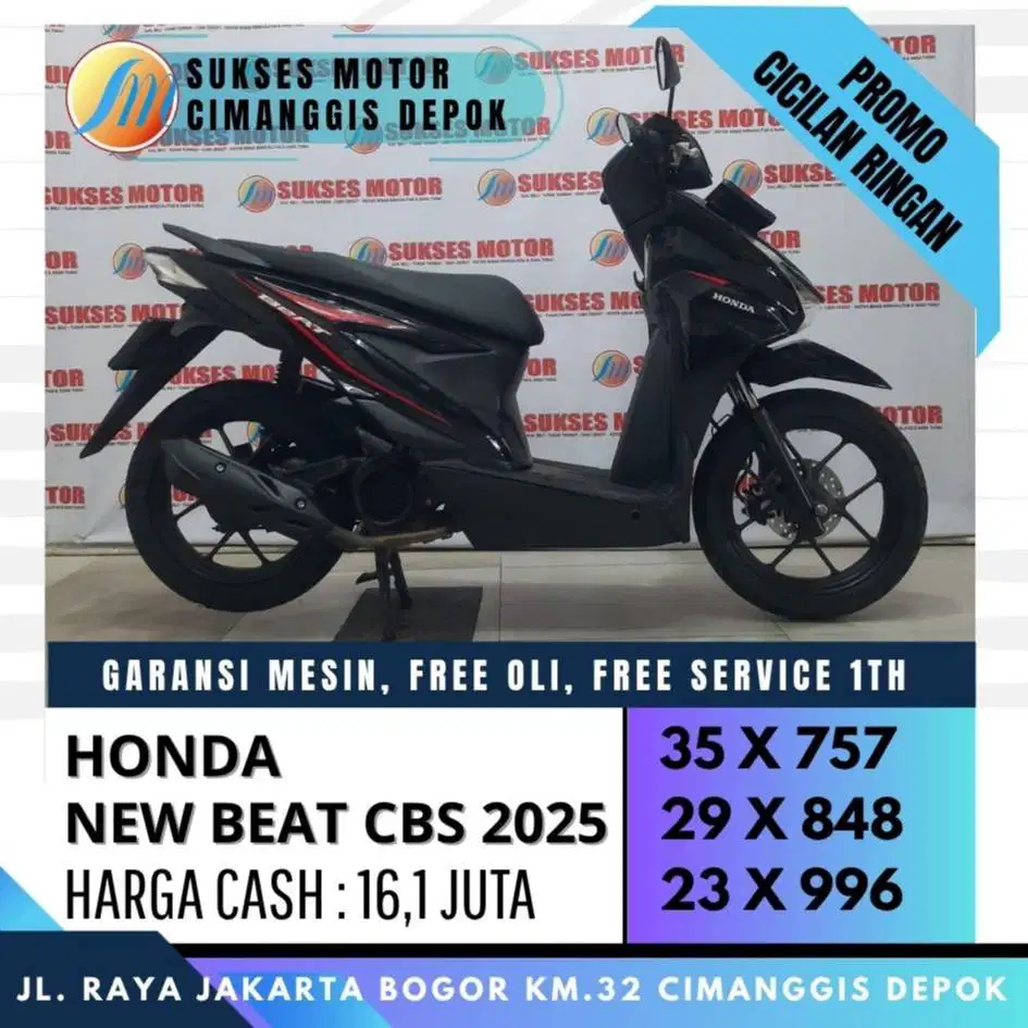 TERMURAH NEW BEAT CBS 2025 CASH KREDIT COVER JABODETABEK
