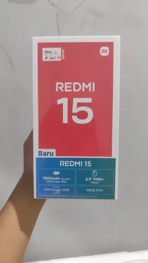 PROMO GEDEN REDMI  15 8/256 NEW SEGEL