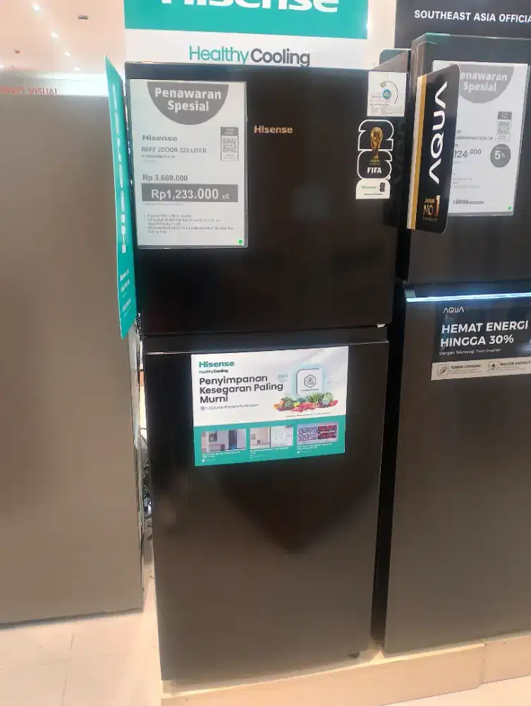 Kulkas hisense 223 liter