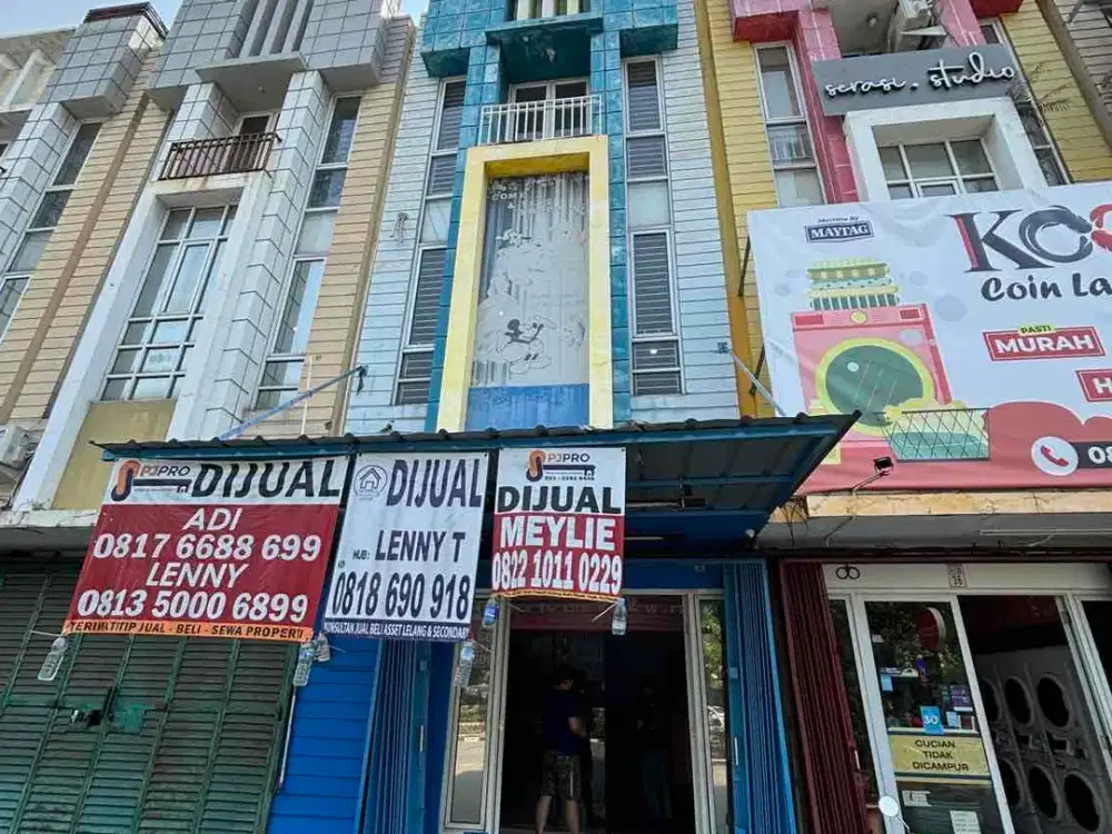 Dijual Ruko 3 lt 4,5 x 15 m2 di Komplek City Resort Cengkareng Shm Tenggara cocok utk usaha online , office, bimbel, toko dan rumah tinggal, Siap huni !!
