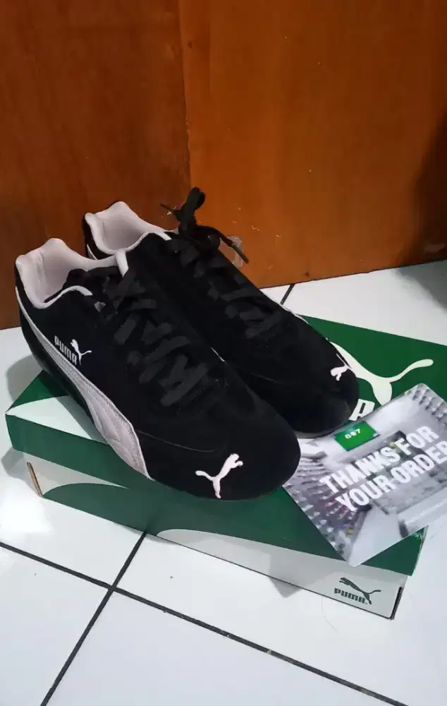 PUMA SPEEDCAT BLACK-MAUVE SIZE 41
