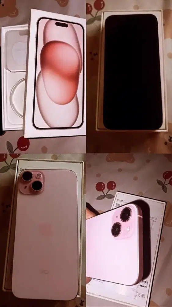 Dijual iphone 15 plus pink 128 gb ibox