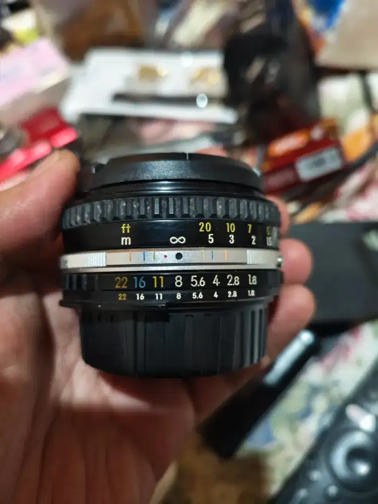 lensa nikon series e 50mm f1.8 ais