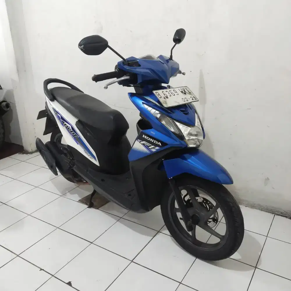 Honda Beat Fi 2014 Mesin Cakep Bagus Lengkap