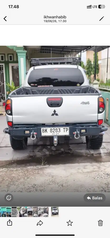 Mitsubishi Triton 2014 Bensin