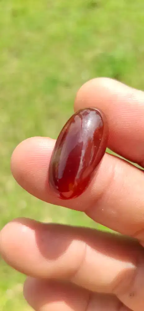 (WAJIB Transaksi Offline) Natural Garut Merah Aren OHEN Dim 26,1mm