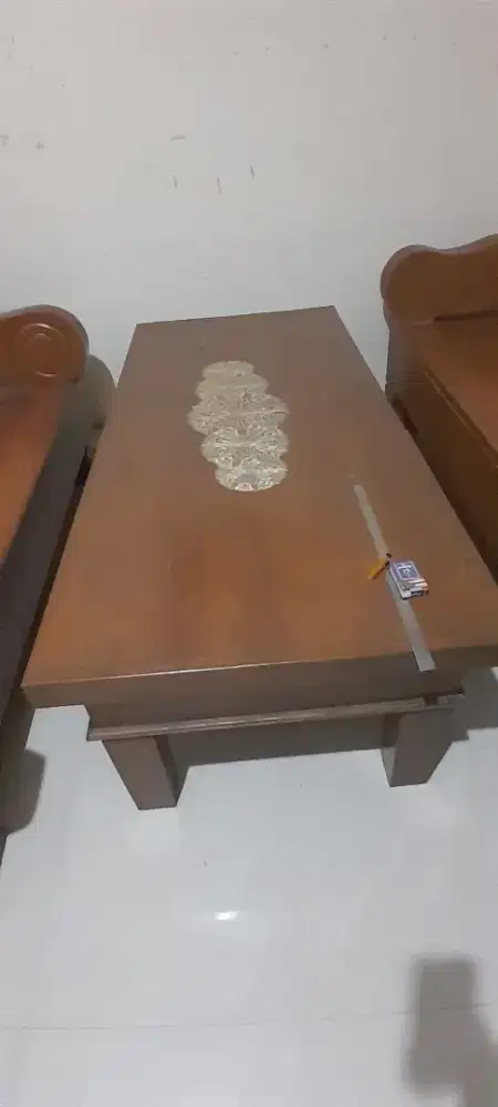 Bangku Meja Full set Kayu Jati