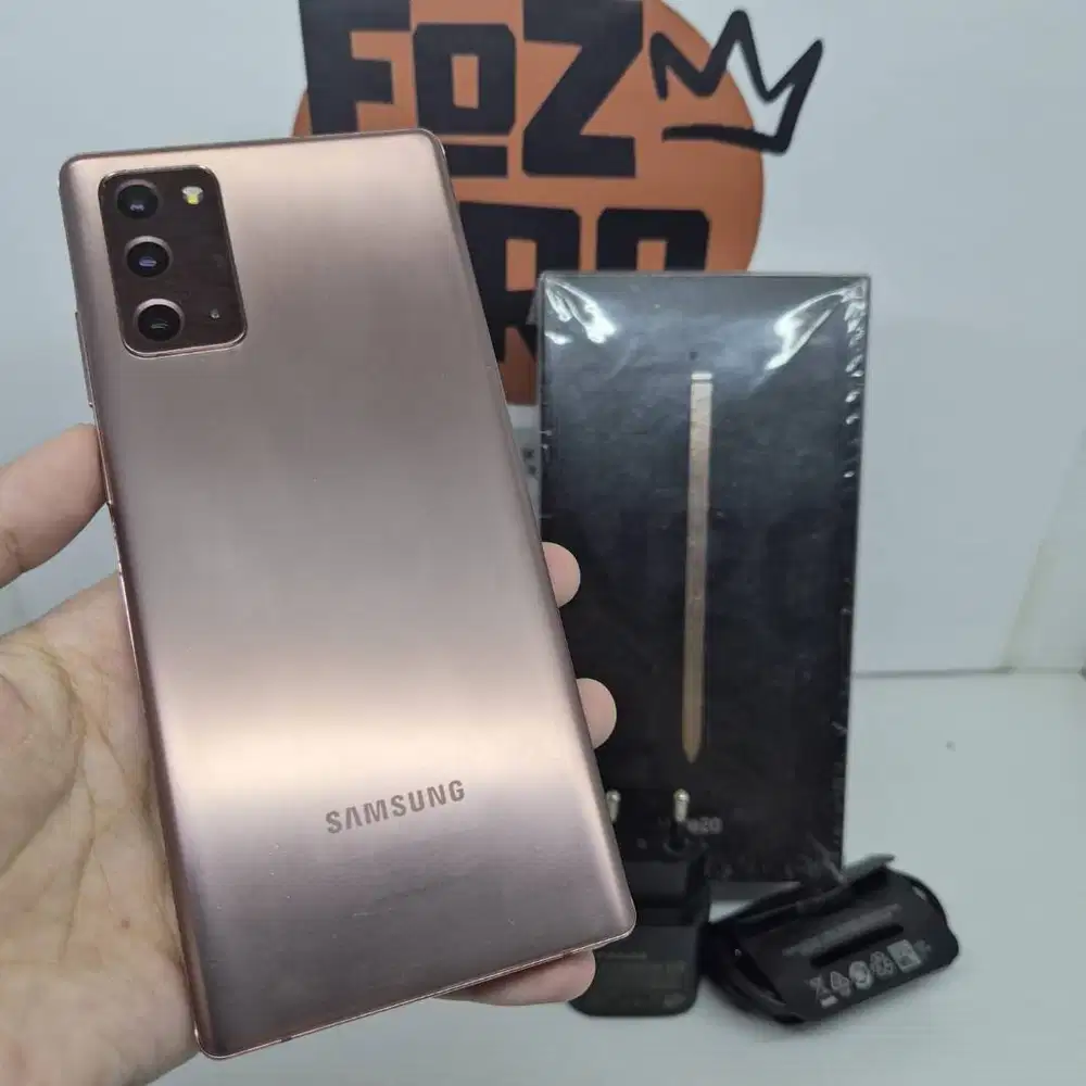 Samsung Note 20 8/256GB Bronze Fullset NO MINUS MULUS