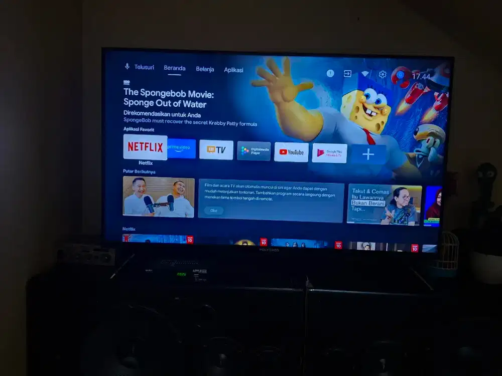 TV 43 inch Polytron + STB