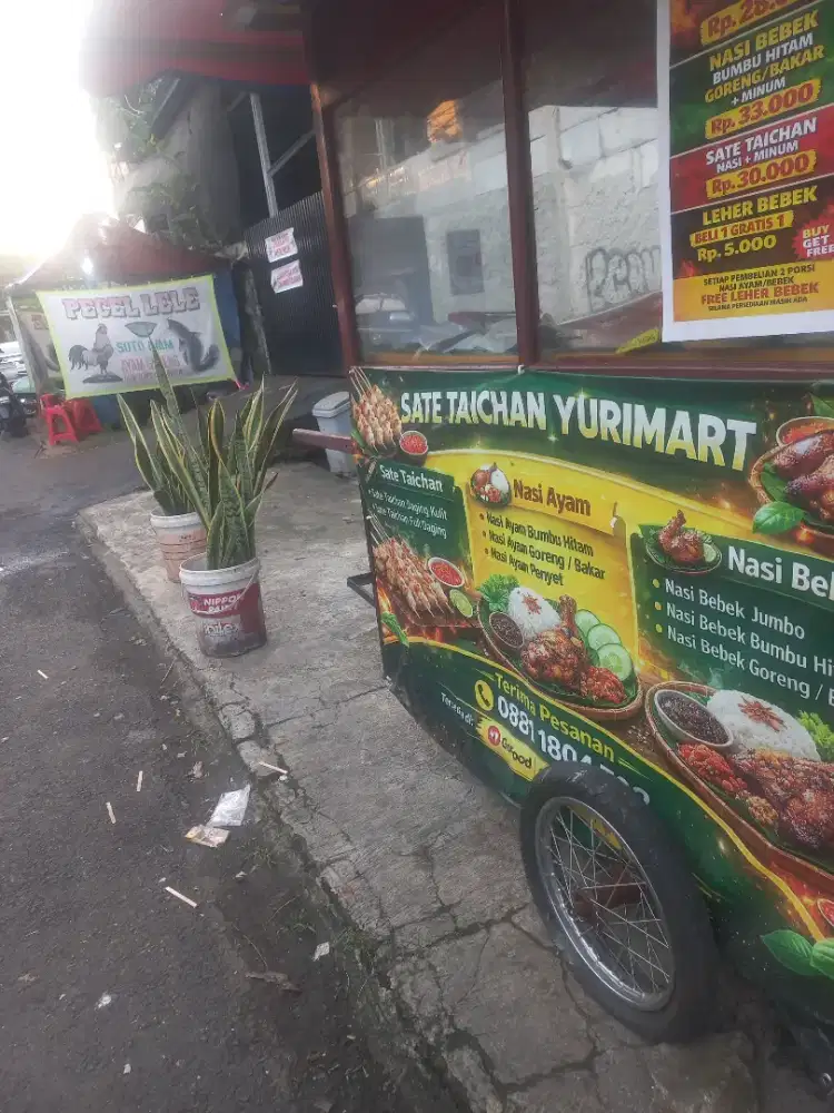 Jual cepat gerobak besar