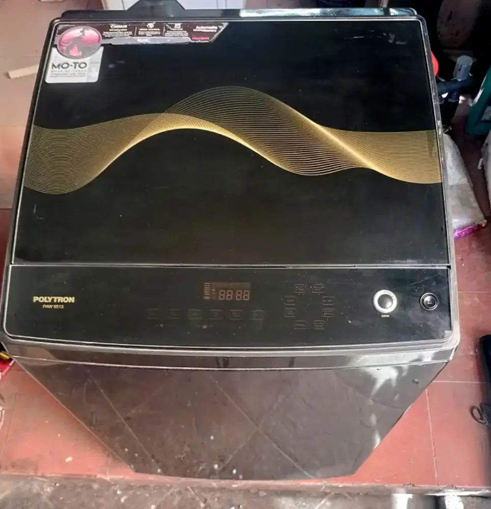 Mesin cuci Polytron ZEROMATIC  BELLEZA .9.5 kg