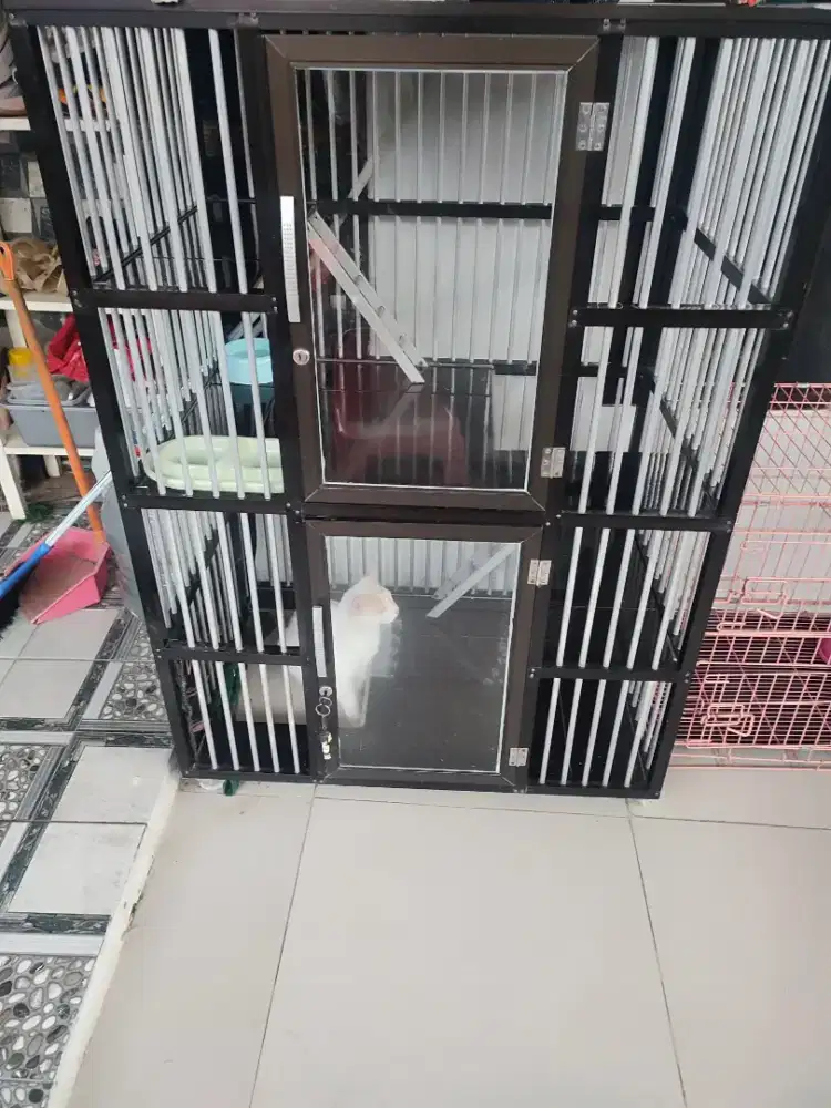 Paket Kandang Kucing Alumunium