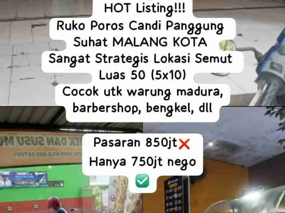 Ruko Murah Suhat Malang