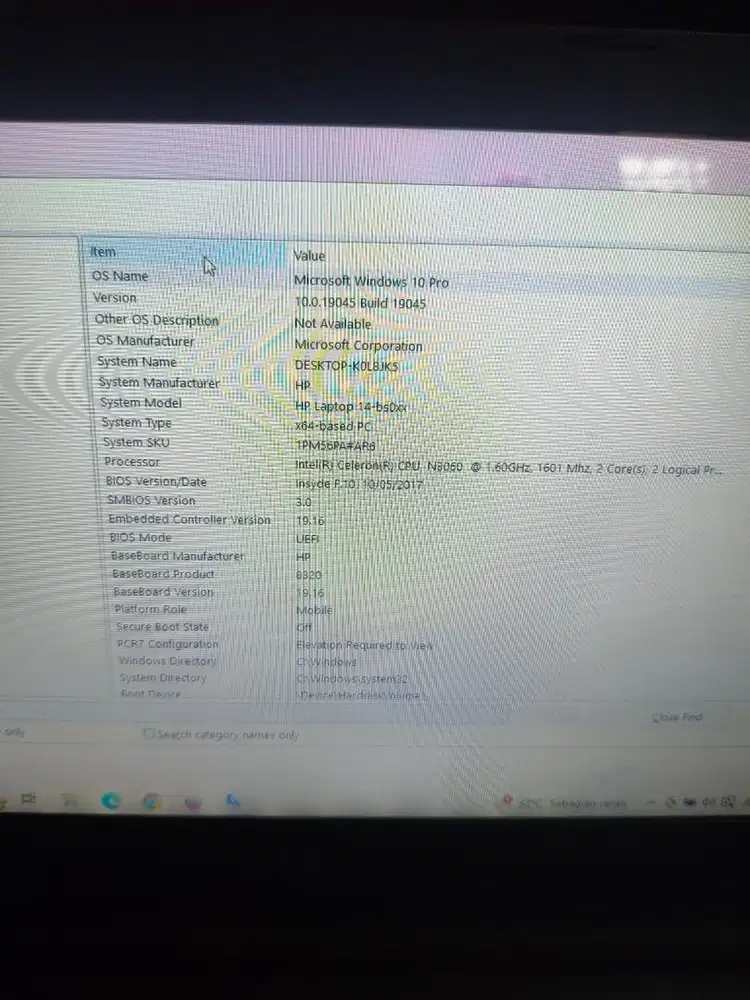 jual laptop HP 14 2017