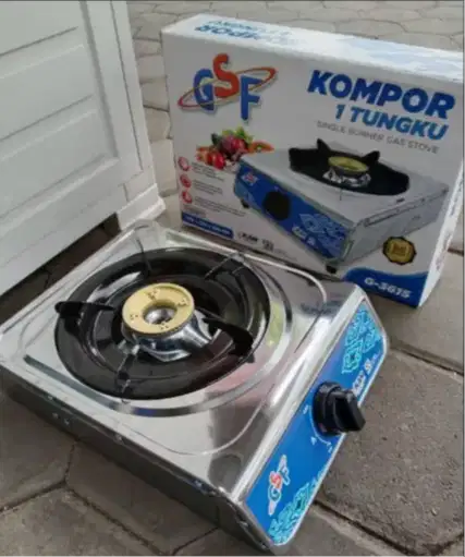 Kompor Gas 1 Tungku Stainless GSF G3615