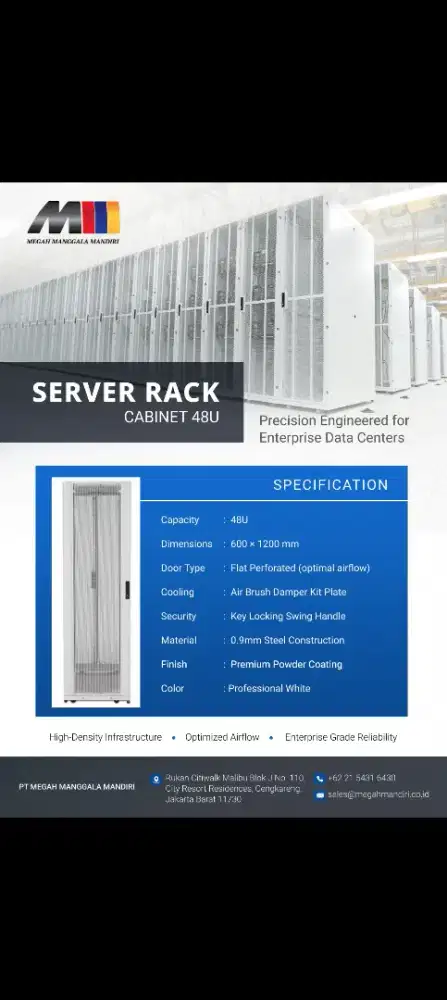 RACK SERVER 48U Murah meriah mantap