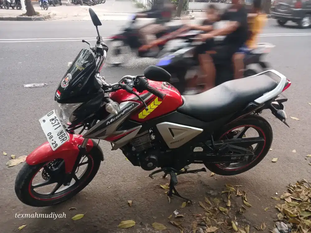 Motor sport honda mega pro fi thn 2014 mono shock