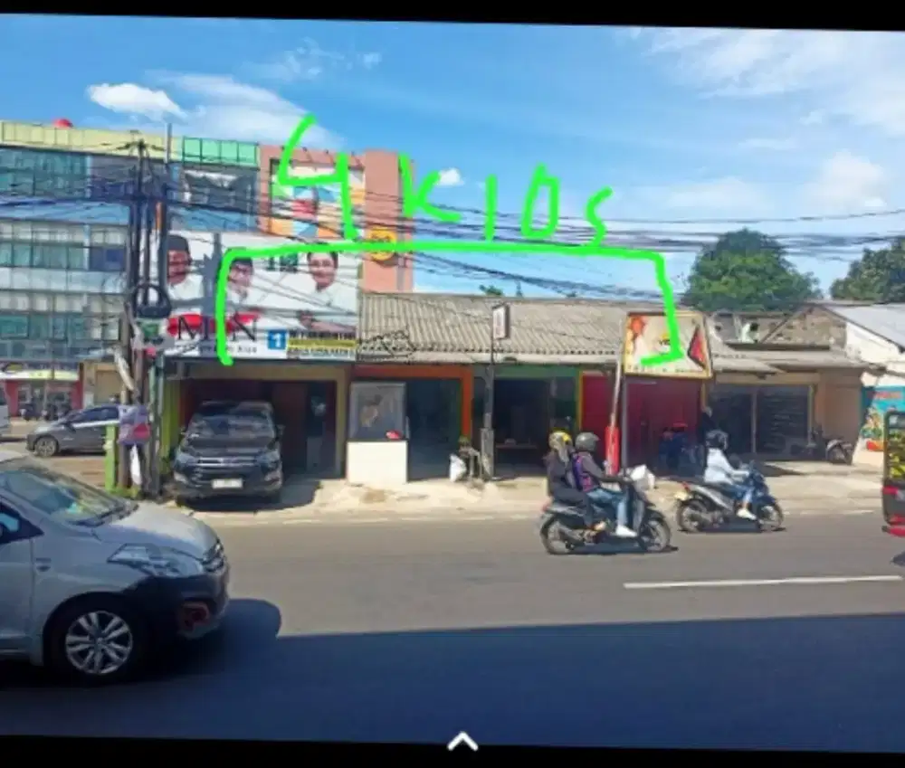 DIJUAL 4 KIOS & TANAH KALIMALANG UNTUK USAHA LOKASI STRATEGIS
