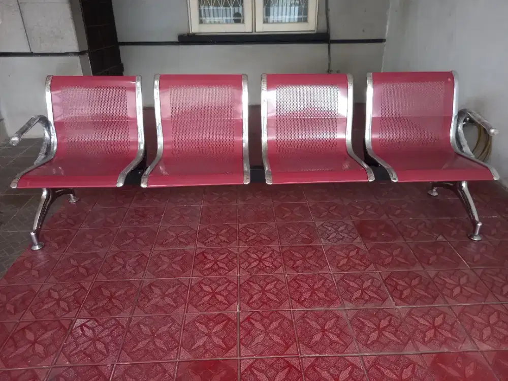 Kursi Tunggu / Bangku Tunggu Stainless Steel - 4 Dudukan