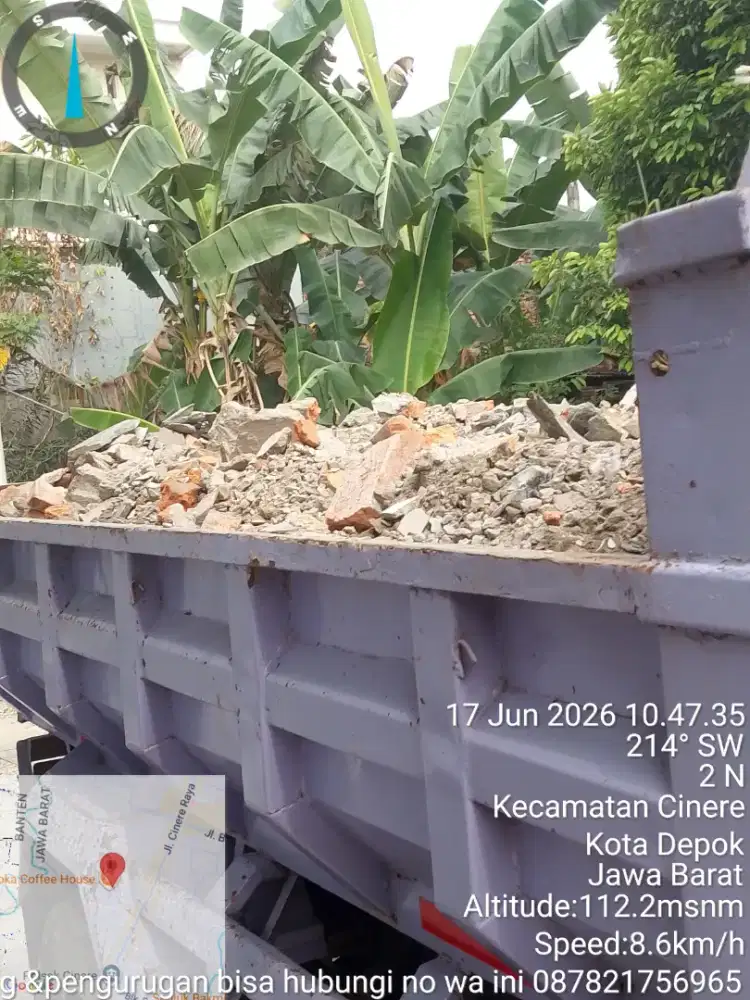 Jasa buang puing proyek