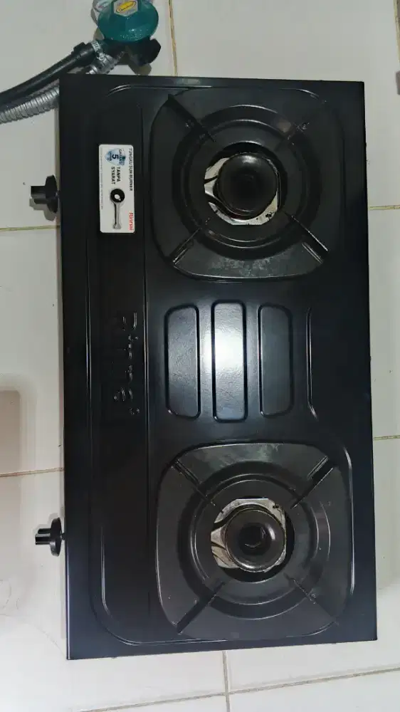 Kompor 2tungku tungku sama slang regulator