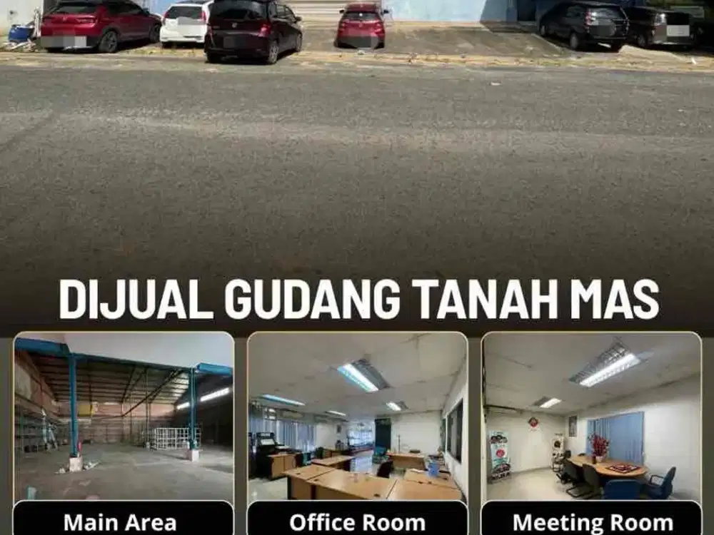 Dijual Gudang Gandeng Tanah mas sungai panas