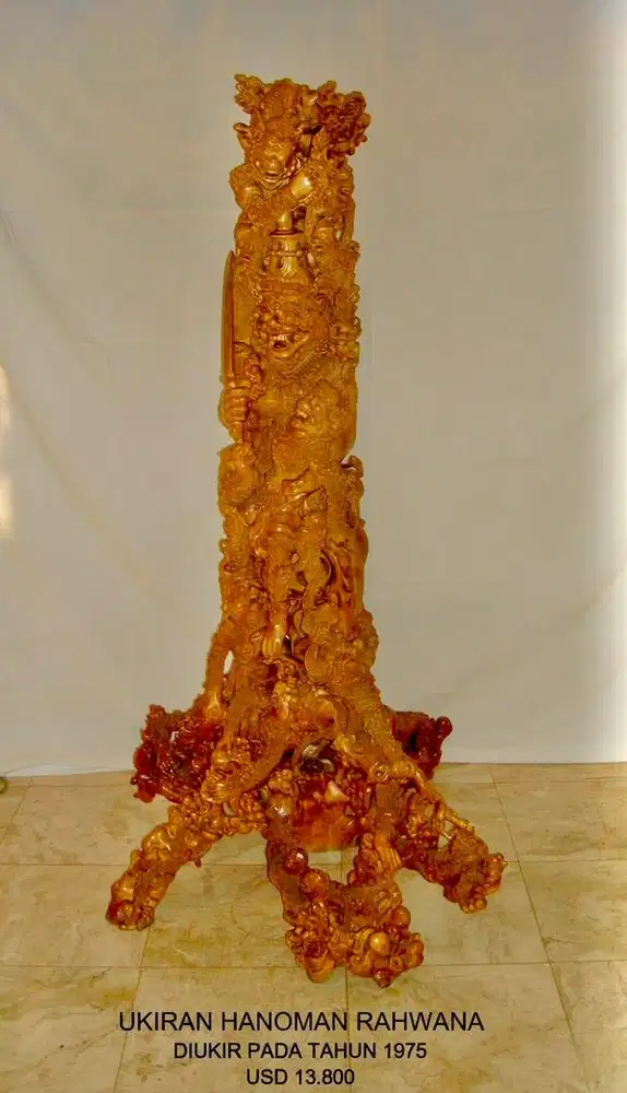 Ukiran Hanoman Rahwana