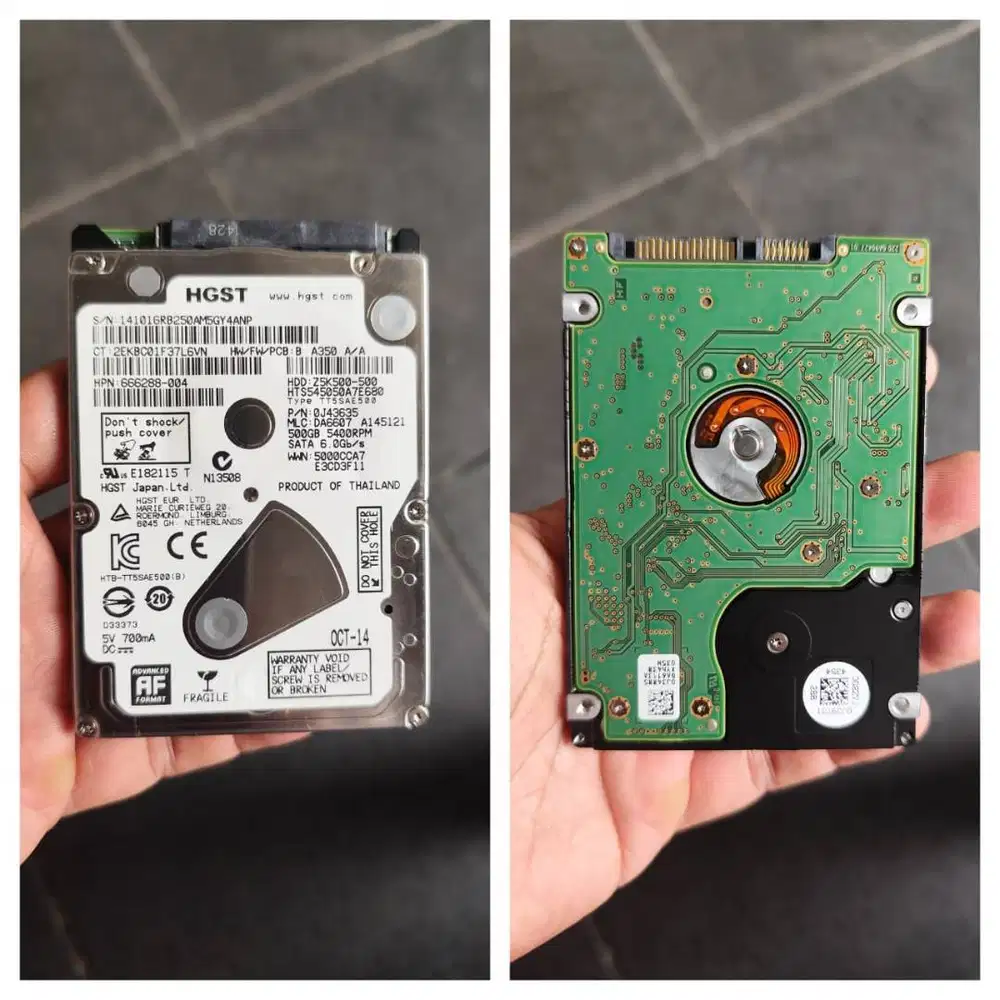 HDD 500GB for Laptop Harddisk Hard Drive