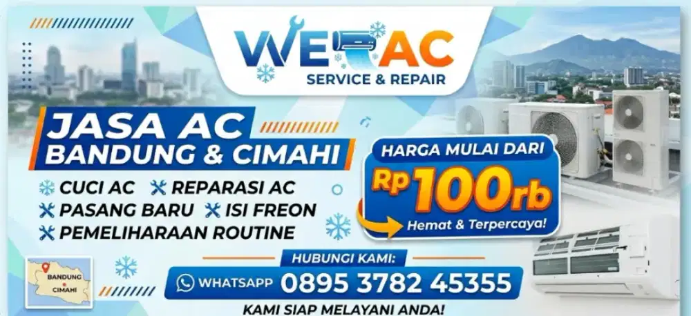 PASANG AC + BONGKAR PASANG AC