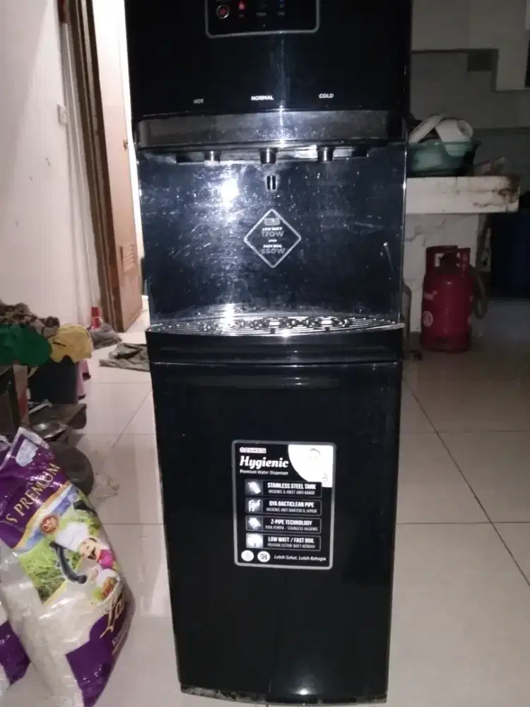 Dispenser Sanken premium bottom loading kompresor pendingin