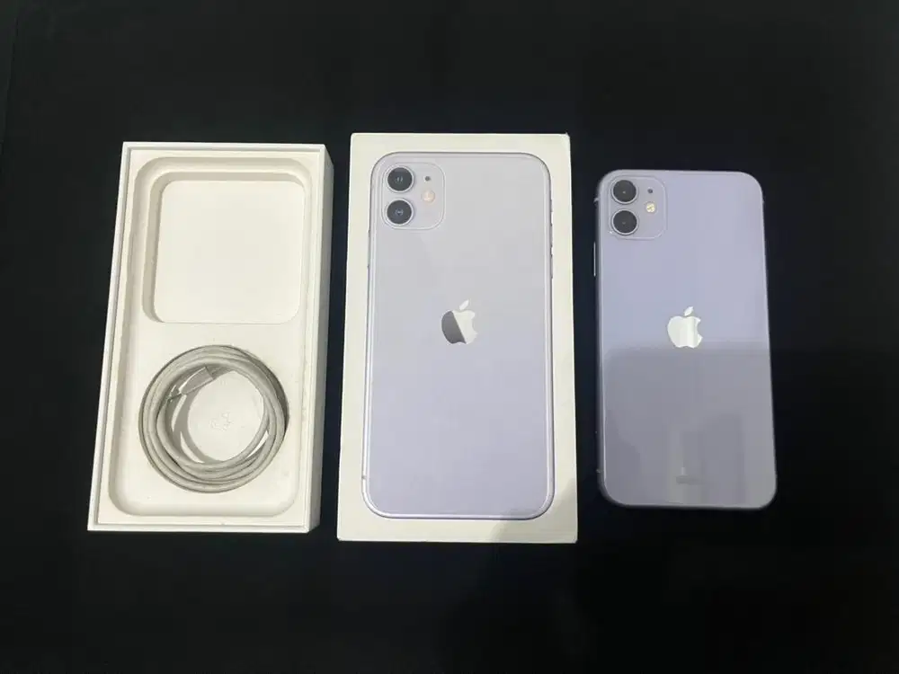 Jual Iphone 11 128GB Purple Ibox lengkap
