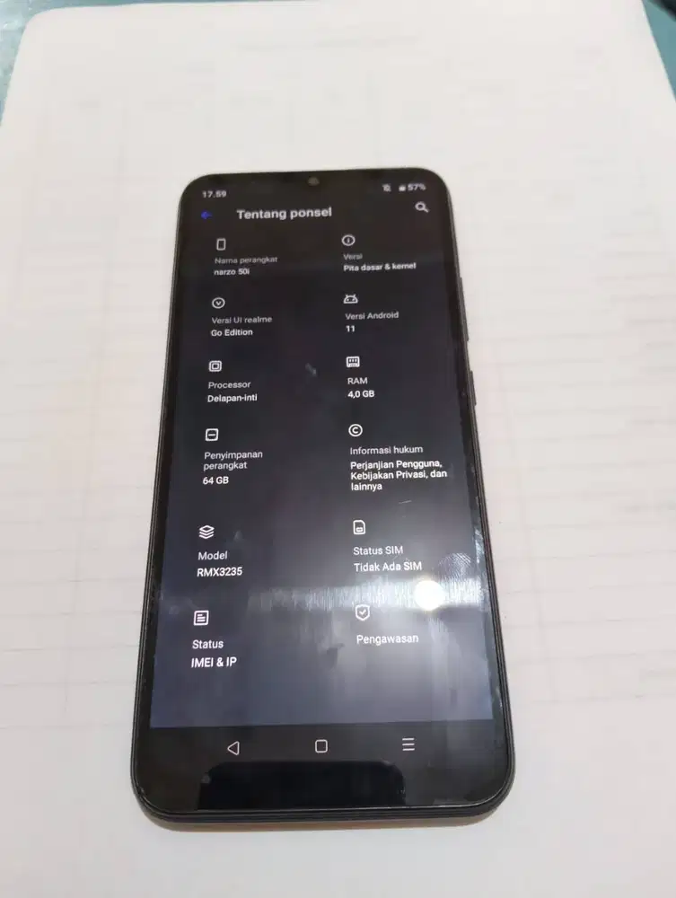 Android Narzo 50i