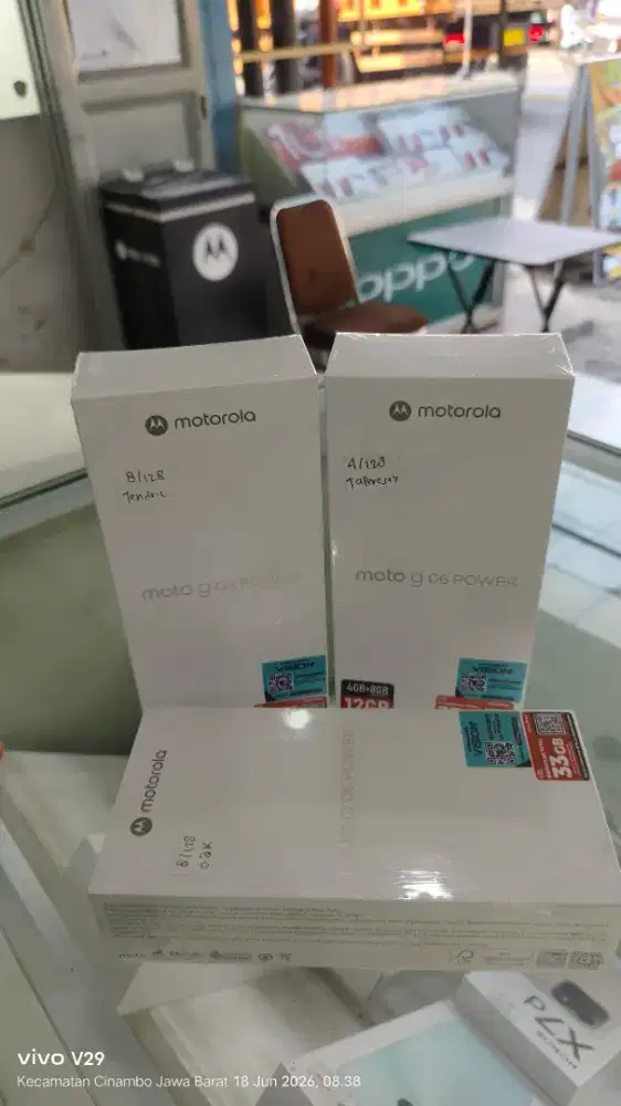 Motorola G06 POWER 4+4/128 NFC 7000 Baru spesial promo