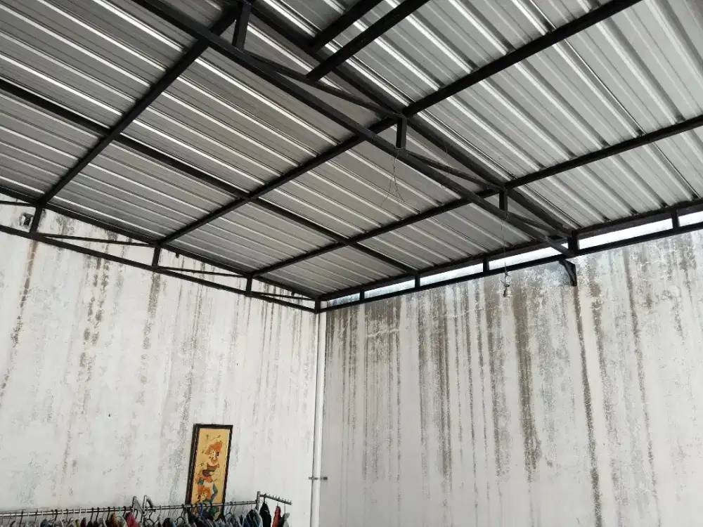 Canopy galvalum + rangka besi holo