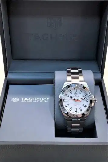 Tag Heuer Aquaracer WBD1111 Dial Putih Original