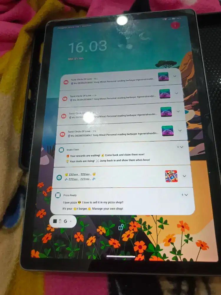 Jual itel VistaTab 30 - 11 Inci, 4G, Fullset mantep