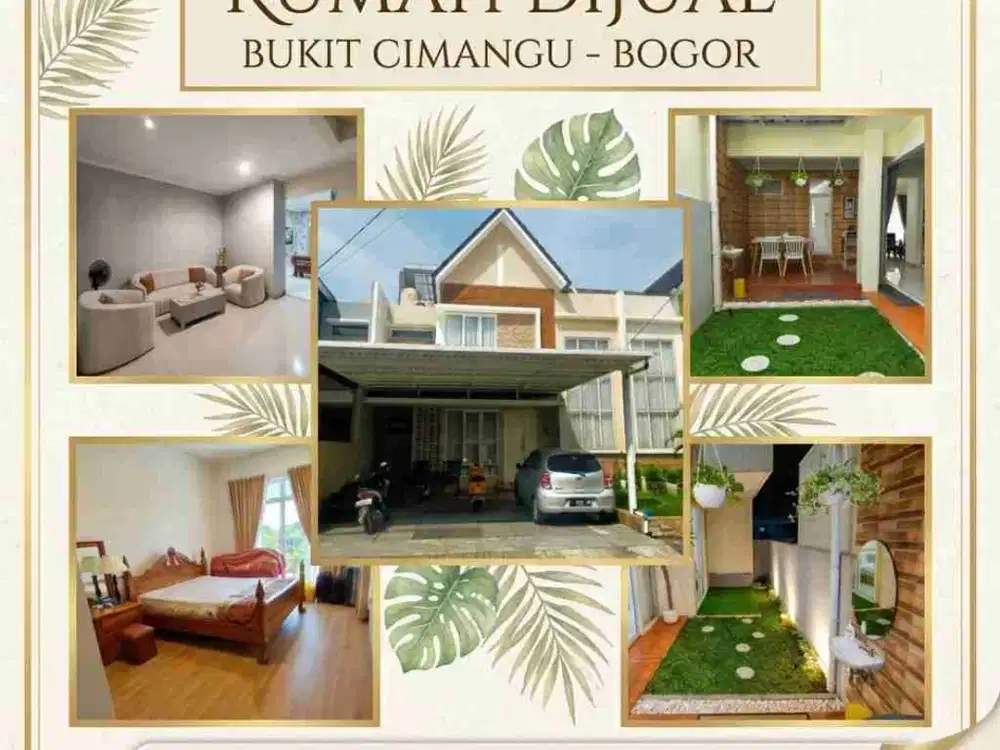 Forsale Rumah Cantik siap huni BUKIT CIMANGU CITY - BOGOR appraisal tinggi