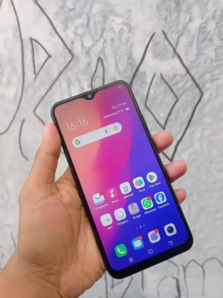 Vivo y15 ram 4/64 minus sidik jari