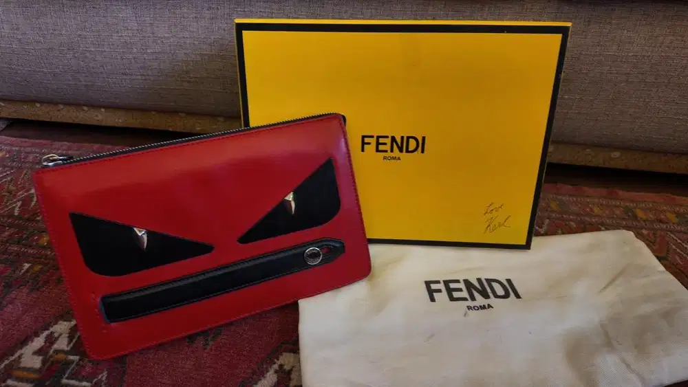 Fendi Bag Bugs clutch