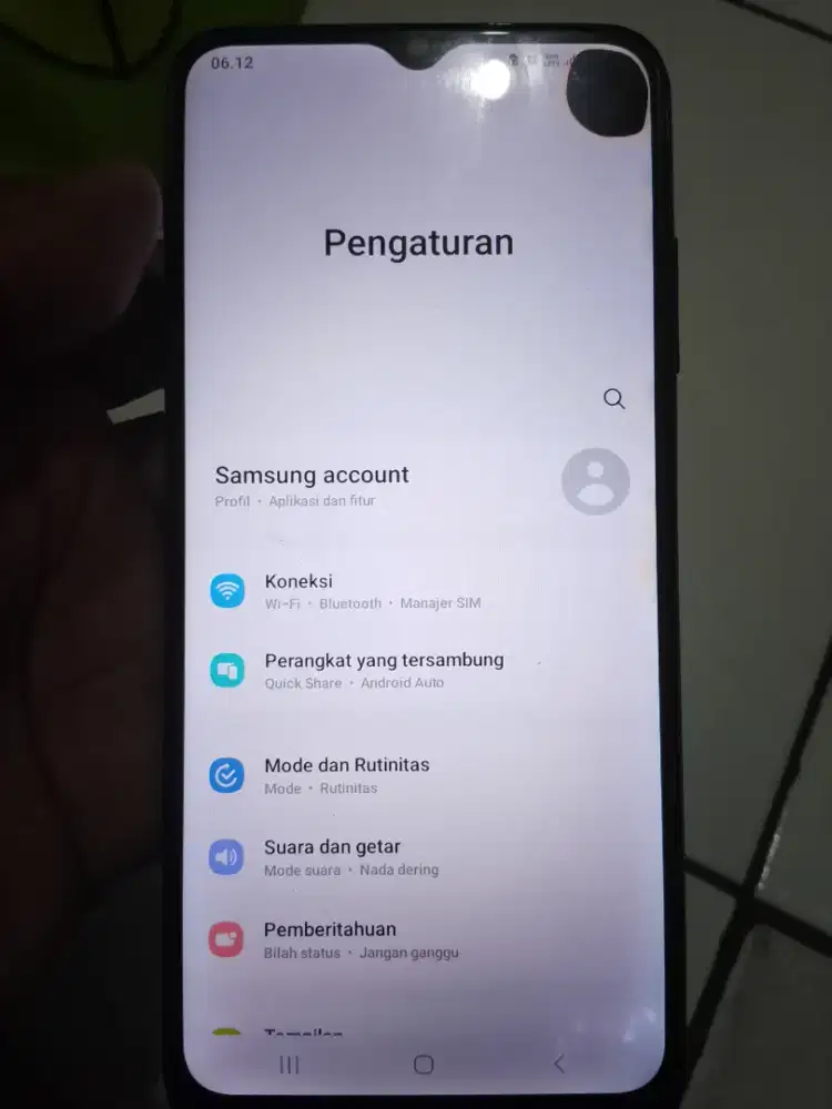 Samsung A03S 4/64 GB Minus tompel doang