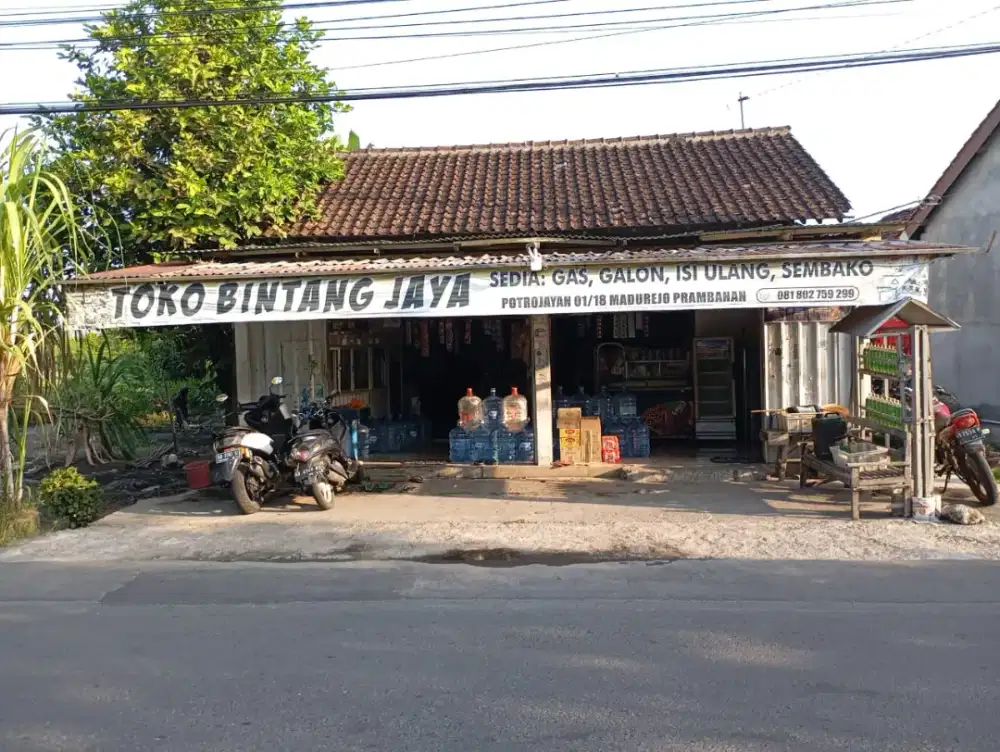 Dijual Rumah Usaha Pasar Gendeng