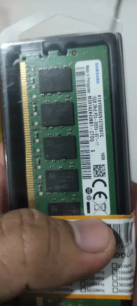 RAM DDR4 16 GB PC 2666 Mhz No Minus