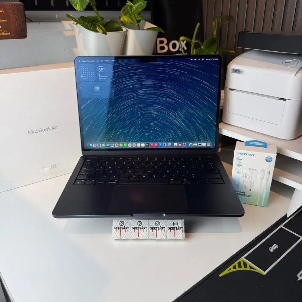 MacBook Air M2 8/256gb iBox Midnight Battery Health 86%
