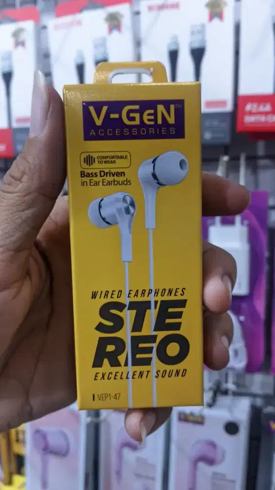 WIRED EARPHONE V-GEN VEP1-47